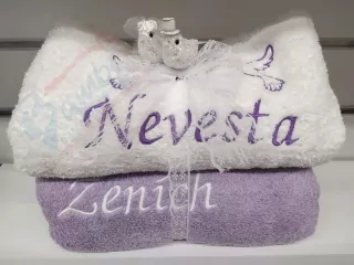 Set osušiek ženích + nevesta exclusive