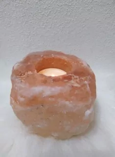 Soľná lampa na čajovú sviečku