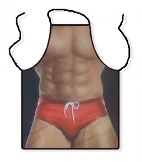 Humorná zástera Plavky