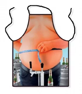 Humorná zástera Pupkáč