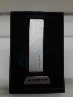USB zapaľovač sivý
