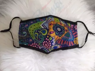 Rúško farebné ornamenty