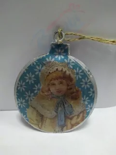 Kovová ozdôbka- Anjel