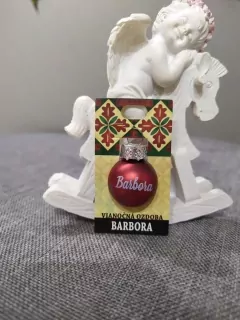 Vianočná gulička s menom Barbora