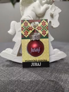 Vianočná gulička s menom Juraj