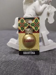 Vianočná gulička s menom Kristína