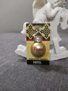 Vianočná gulička s menom Pavol