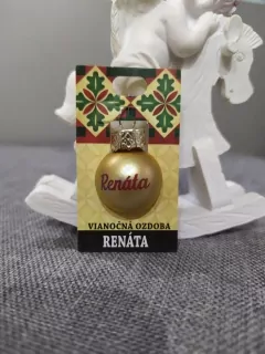 Vianočná gulička s menom Renáta