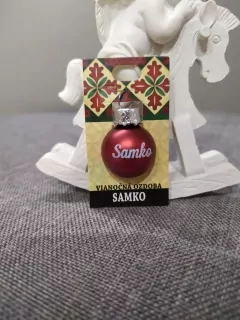 Vianočná gulička s menom Samko