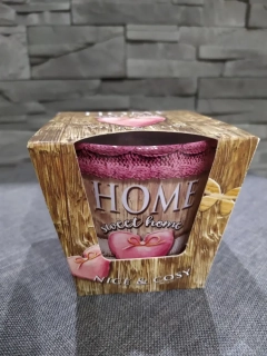 Sviečka v skle Home srdce