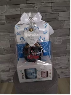 Darčekový balíček pre Novomanželov - modrý