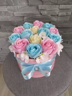 Mydlový box - jarné farby