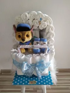 Plienková torta - kočík Patrola