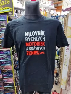 Tričko milovník rýchlych motoriek...