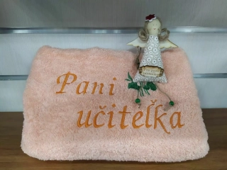 Darčeková sada anjelka+osuška pre pani učiteľku