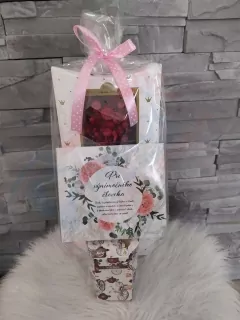 Darčeková sada- čokoláda, sviečka čaj - Pre výnimočného človeka