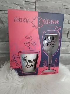 Darčekový set káva víno