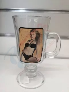 Termo šálka na stopke-žena
