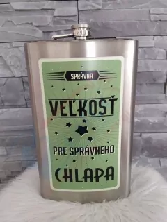 Maxi ploskačka 1800ml-Správna veľkosť