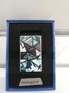 Bielomodrý USB zapaľovač