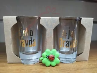 Set pohárikov Jeho/Jej pravda