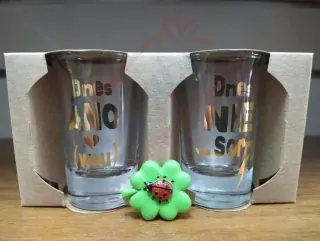 Set pohárikov Dnes áno/nie