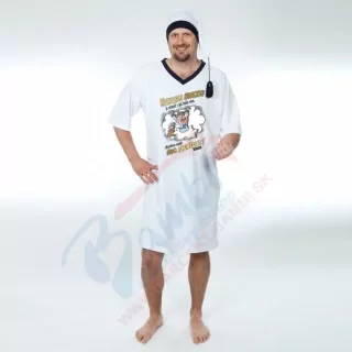 Nočná košeľa - Vrcholem lenosti je...