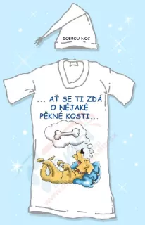 Nočná košeľa - Ať se ti zdá o nejaké pěkné kosti
