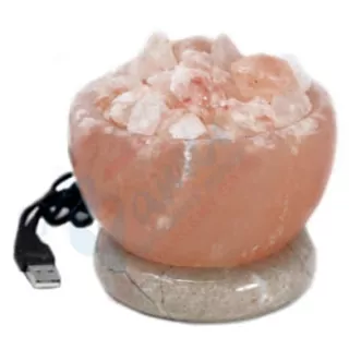 USB - Soľná lampa - miska