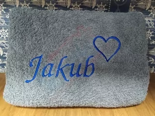 Osuška s menom Jakub