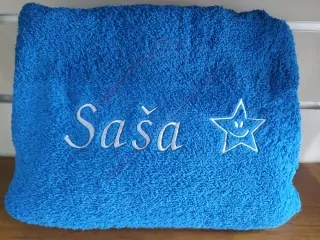 Osuška s menom Saša