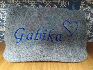 Osuška s menom Gabika