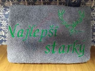 Osuška s nápisom Najlepší starký