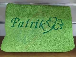 Osuška s menom Patrik