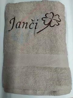 Osuška s menom Janči