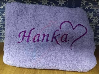 Osuška s menom Hanka