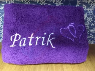 Osuška s menom Patrik