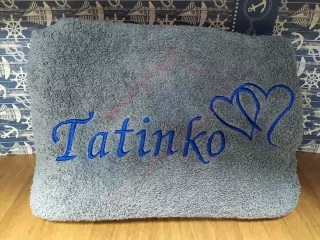Osuška s nápisom Tatinko