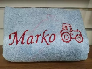 Osuška s menom Marko