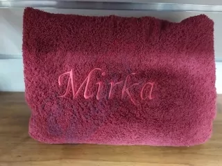 Osuška s menom Mirka