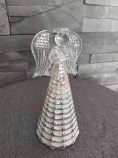 Sklenený anjel - menší svietiaci