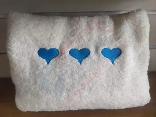 Osuška s nápisom Srdiečka