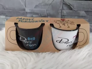 Párové minihrnčeky Dobré ráno