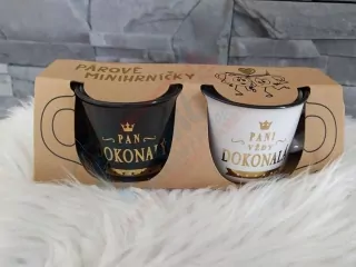Párové minihrnčeky Pán a Pani dokonalá