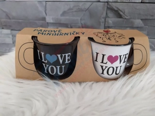Párové minihrnčeky I love you