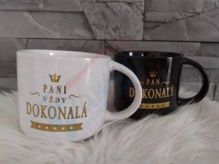 Párové hrnčeky Pán a Pani dokonalá