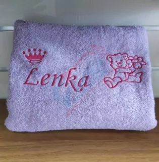 Osuška s menom Lenka