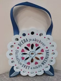 Drevená plaketka - Dcéra