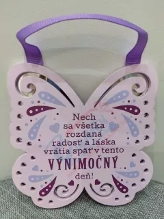 Drevená plaketka - Výnimočný deň
