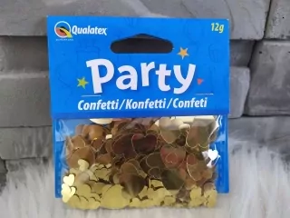 Konfety zlaté srdiečka